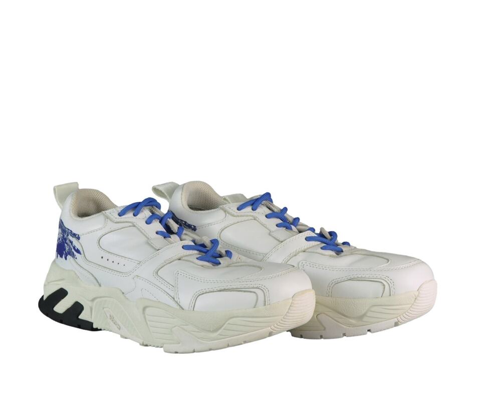 $730 NEW Marcelo Burlon Men's White Tempera Wings C-Run 3000 Sneakers Shoes 40/7